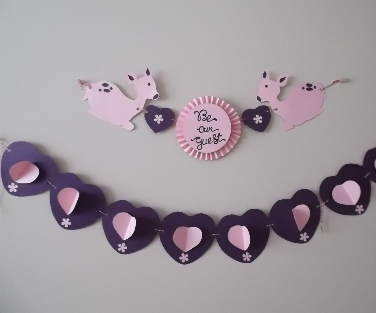 Be Our Guest Wedding Guest Sign Garland