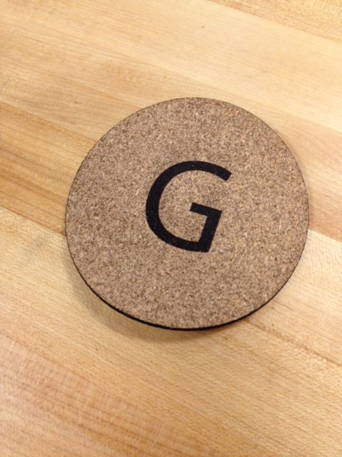Laser Cut Cork Coasters @ TechShop Chandler
