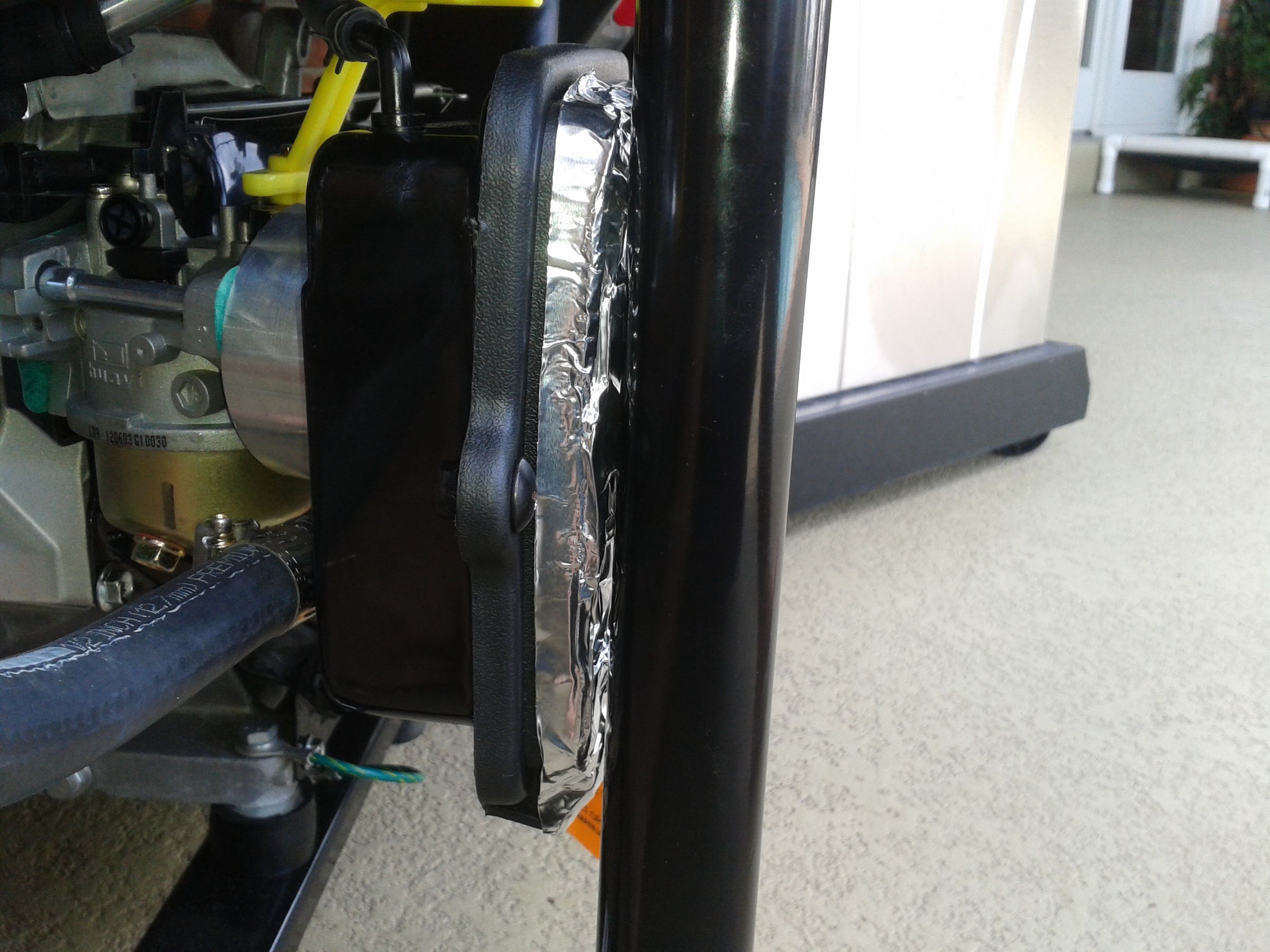 Generator Air Cleaner Modification for Natural Gas Conversion