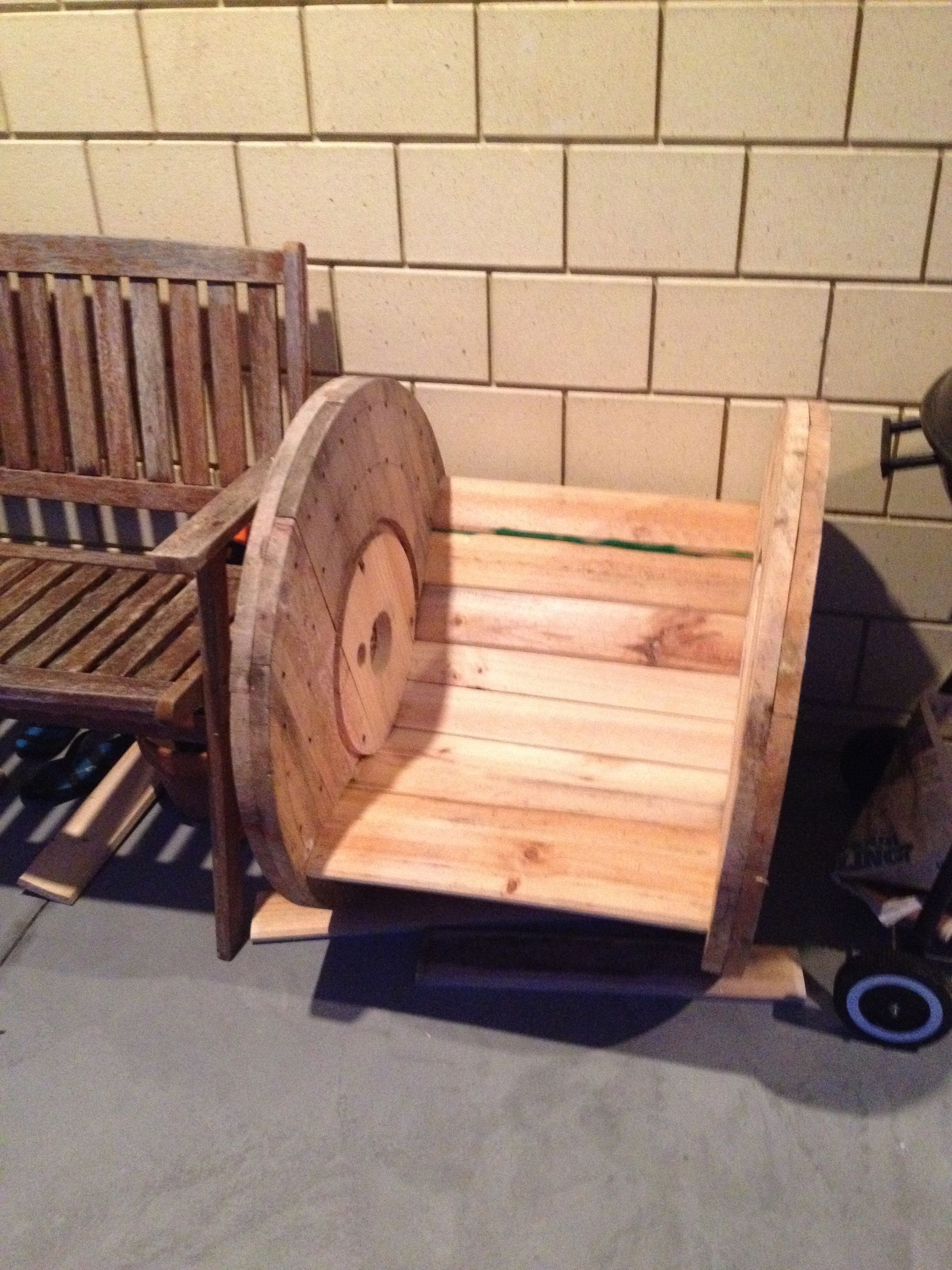 DIY Cable Drum Rocking Chair 10 Steps (with Pictures) Instructables