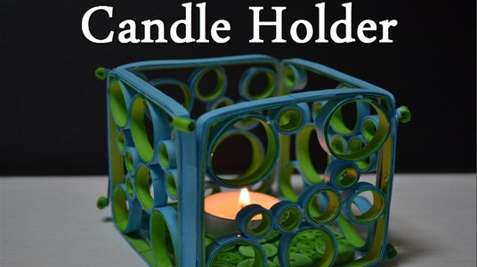 Quilling - Candle Holder - Tutorial - Quilling for Beginners
