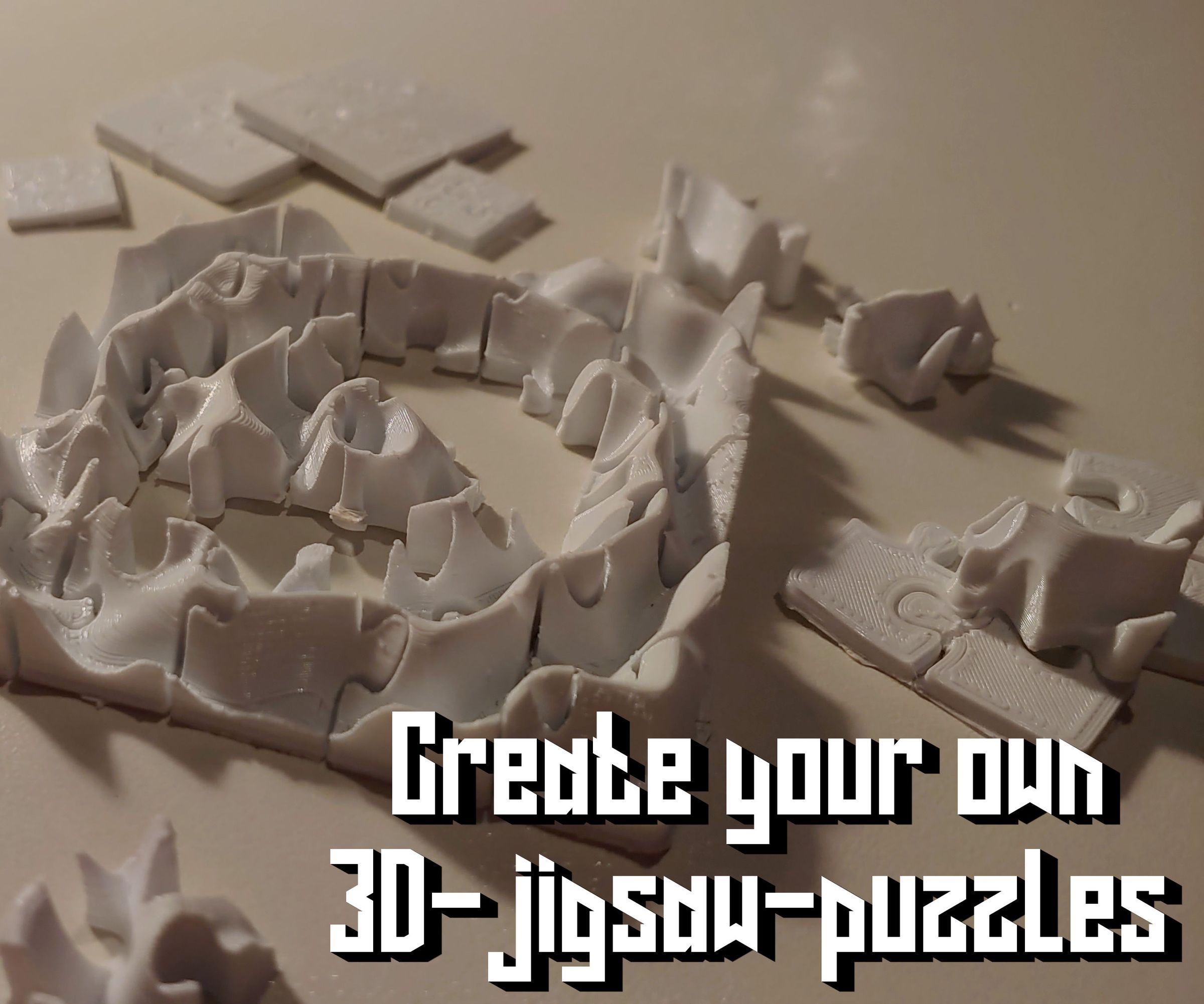 Make Your Own 3D-jigsaw-puzzle
