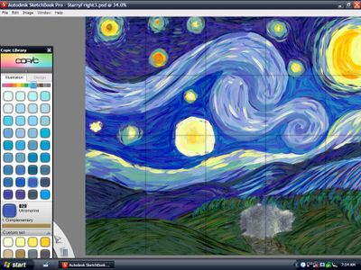 Background Brush Strokes