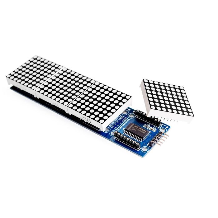 Digital Clock Using Arduino and Led Dot Matrix Display : 6 Steps ...