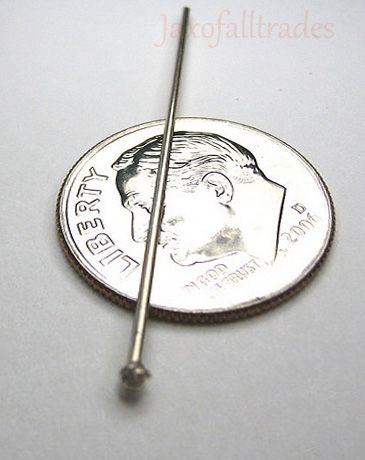 How to Make Ball Head Pins for Jewelry (Photo Instructable)