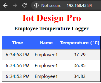 Testing the Infrared Thermometer