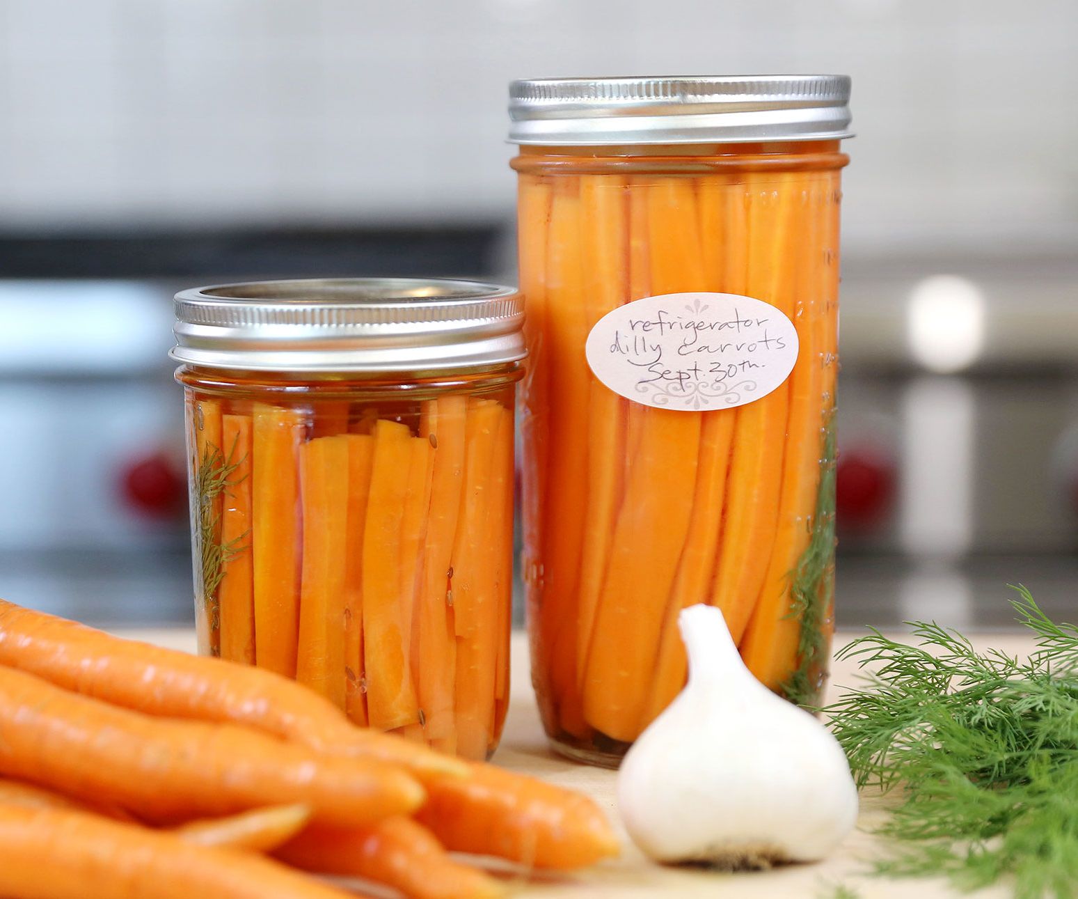 Pickled Dilly Carrots