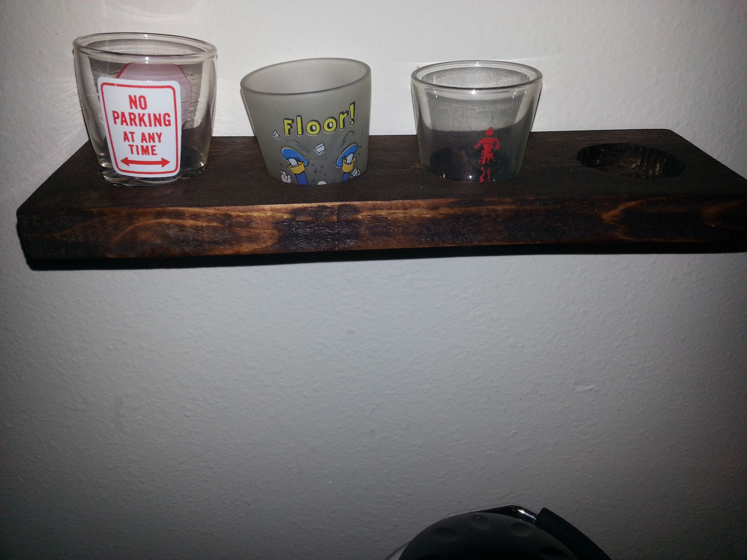 Wall Shot Glass Holder 4 Steps Instructables
