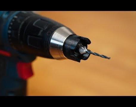 Countersink Drill Bit Depth Stop on Bearing. (Skateboard Bearing)