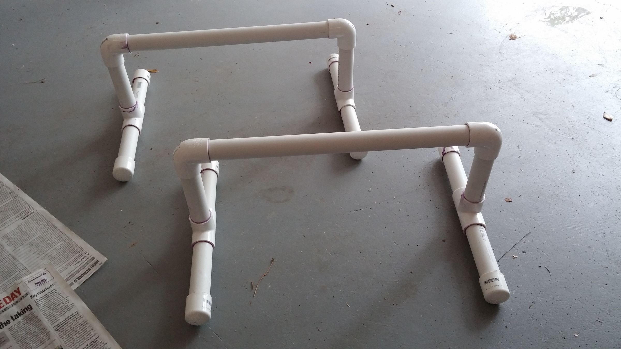 PVC Parallettes 4 Steps Instructables