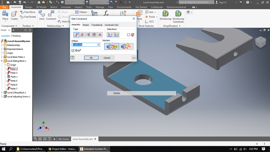 How to Make an Assembly in Inventor : 28 Steps - Instructables