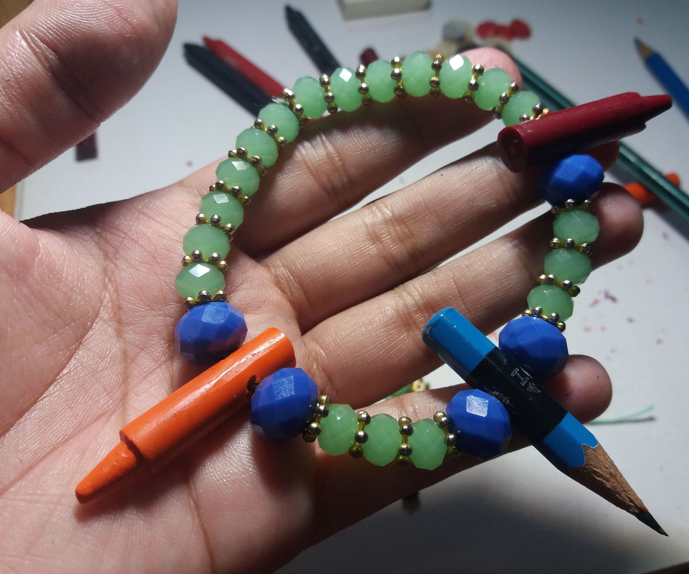 Pencil Crayon Bracelet