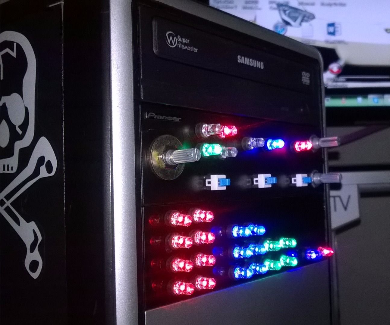 Amplifier Modification System Attached Computer Case