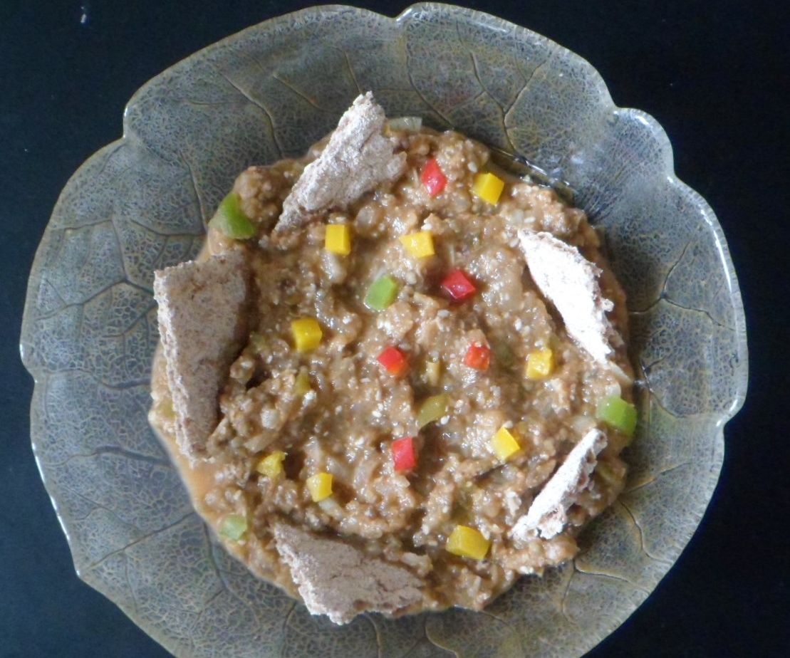 Smoky Egg Plant Garlic Dip