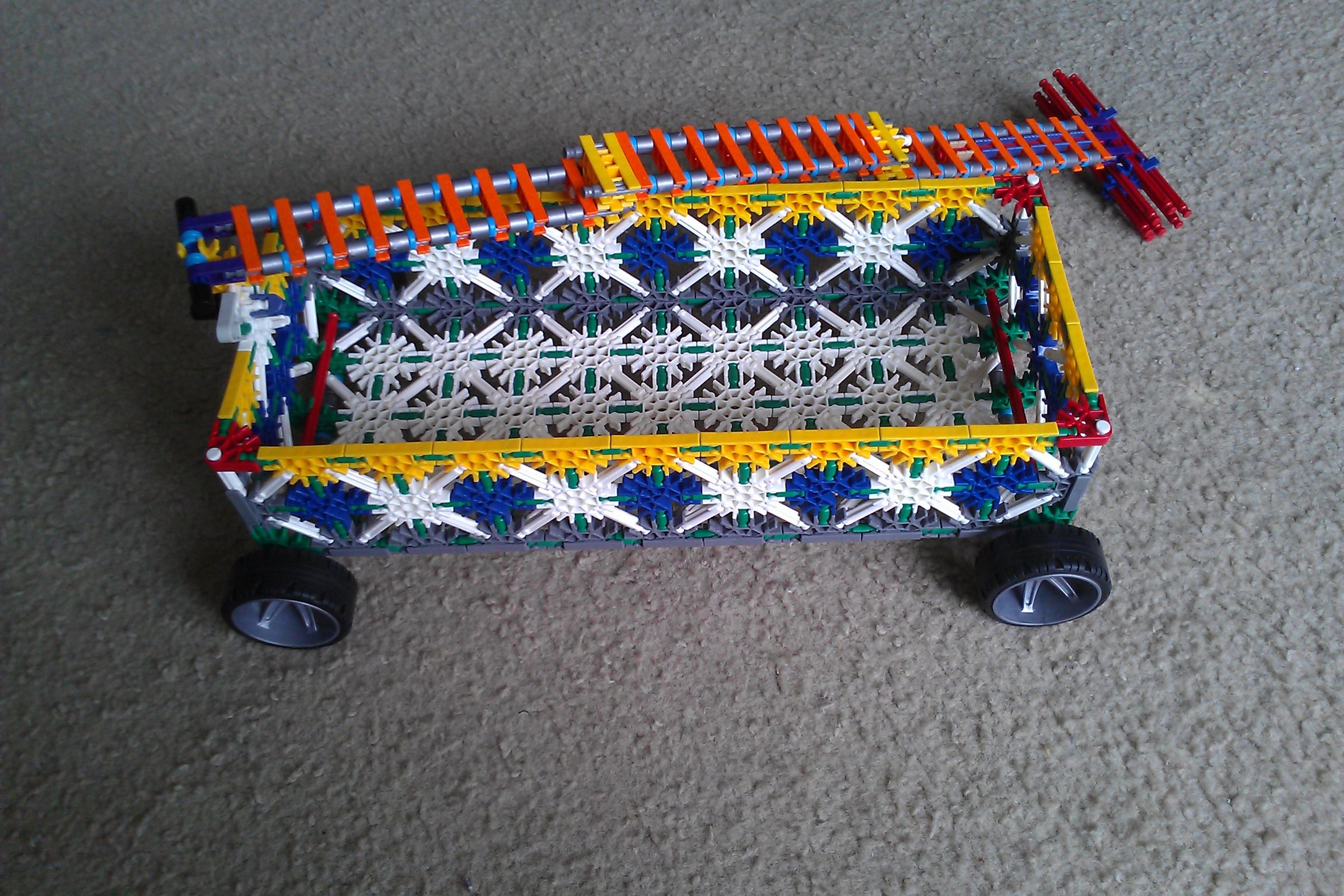 Build a Wagon Out of K'nex!!!