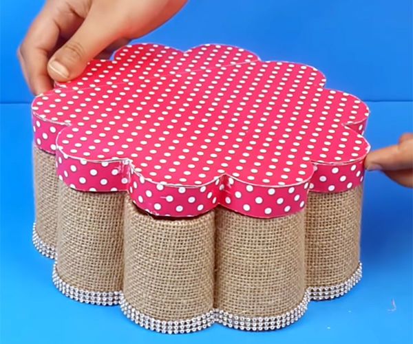 Make an Organizer Using Cylindrical Cardboard Pipes?