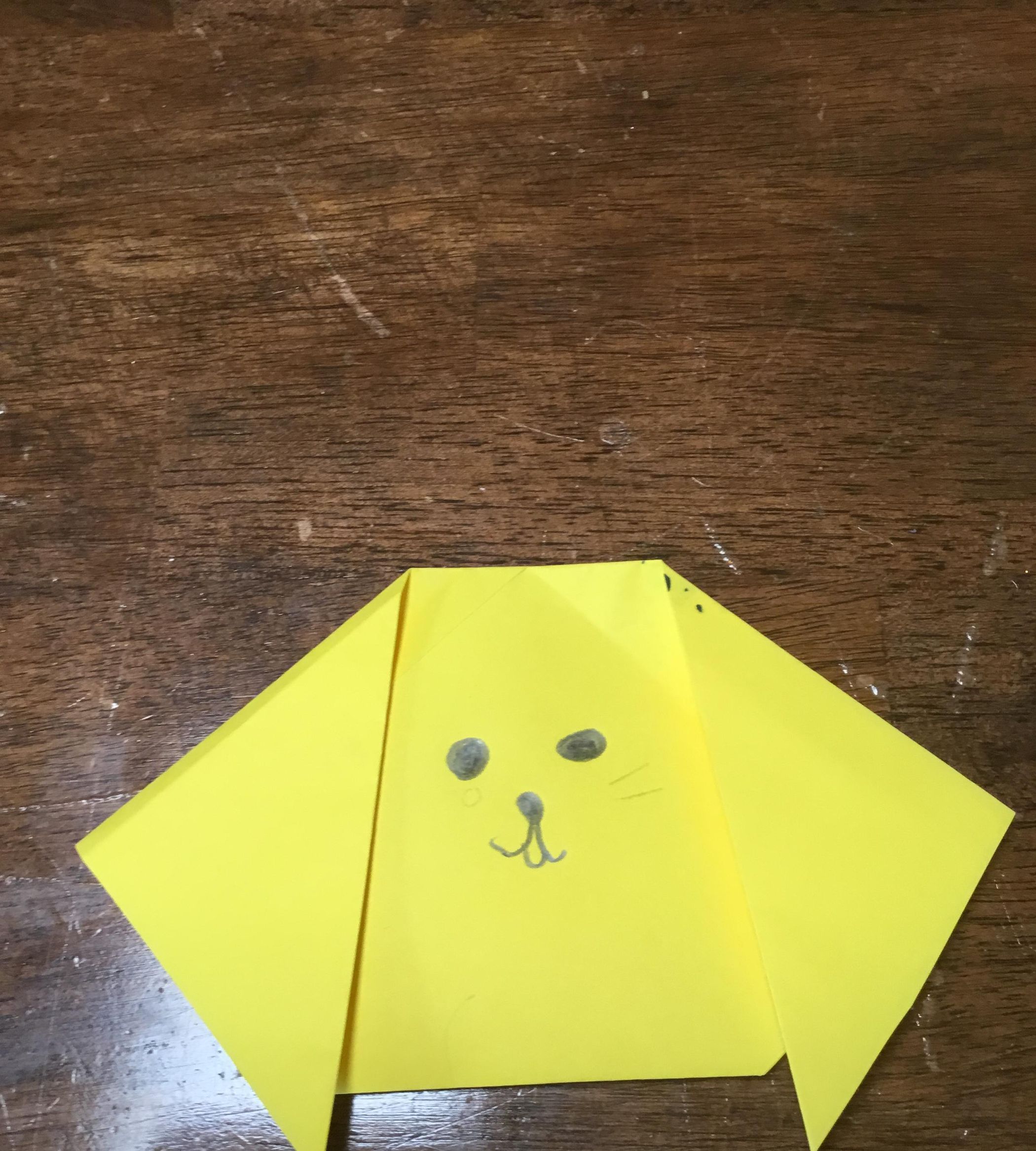 Dog Face Origami : 4 Steps - Instructables