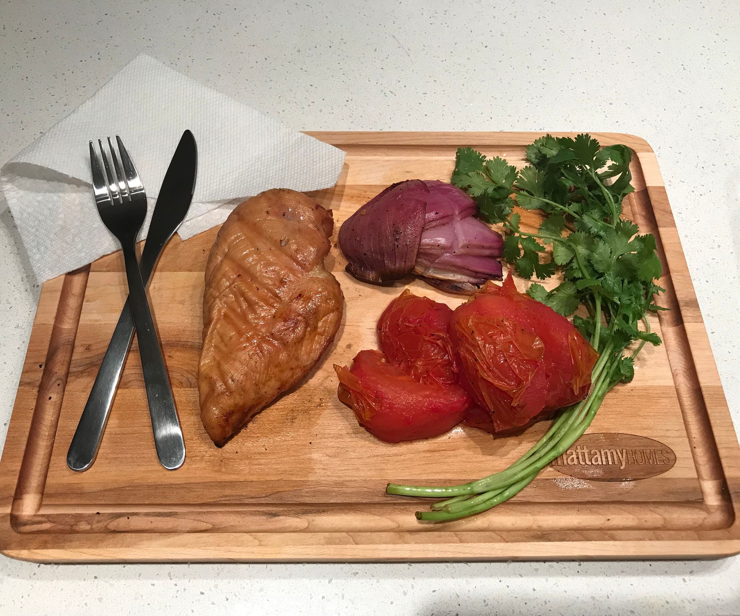 Smoked Chicken Breast Using Unconventional Marinade