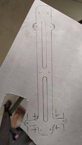 Cut the 6061 Aluminum Alloy Board