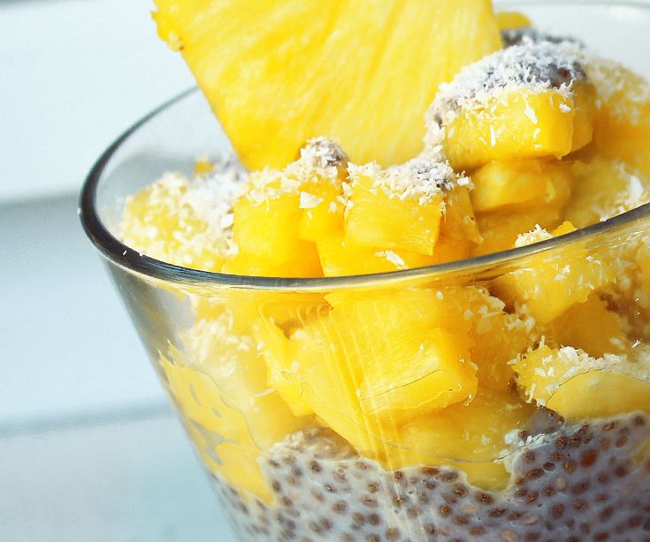 Chia Seed Pudding - Pina Colada