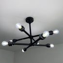 Black Pipe Ceiling Light
