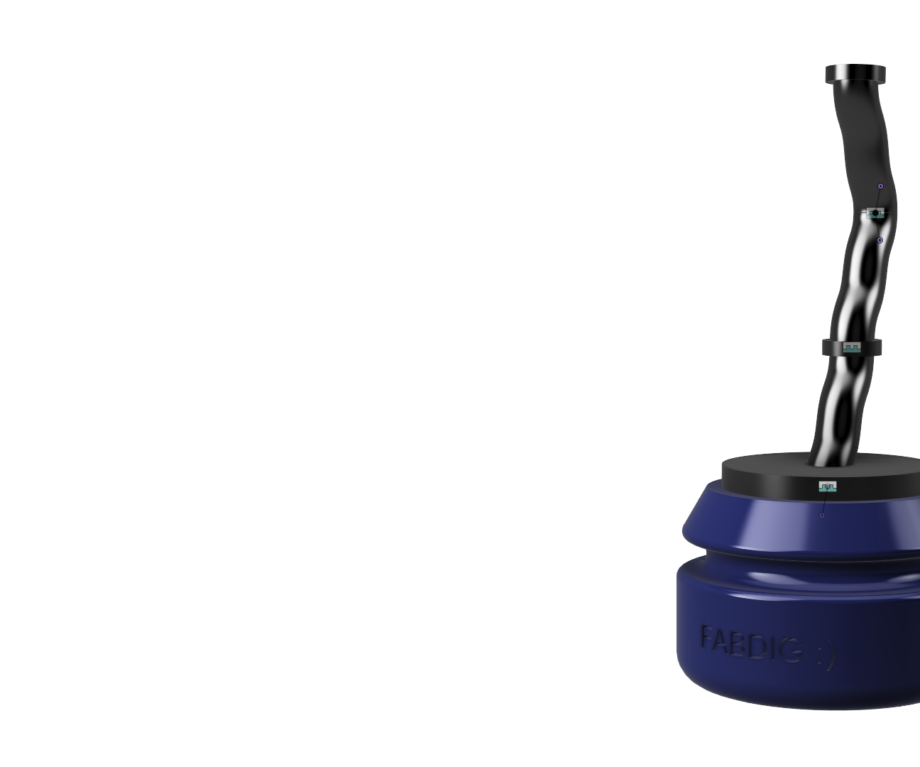 Adornos Para La Casa 3D - FUXION 360 - Brazo Robot Con Soporte :)