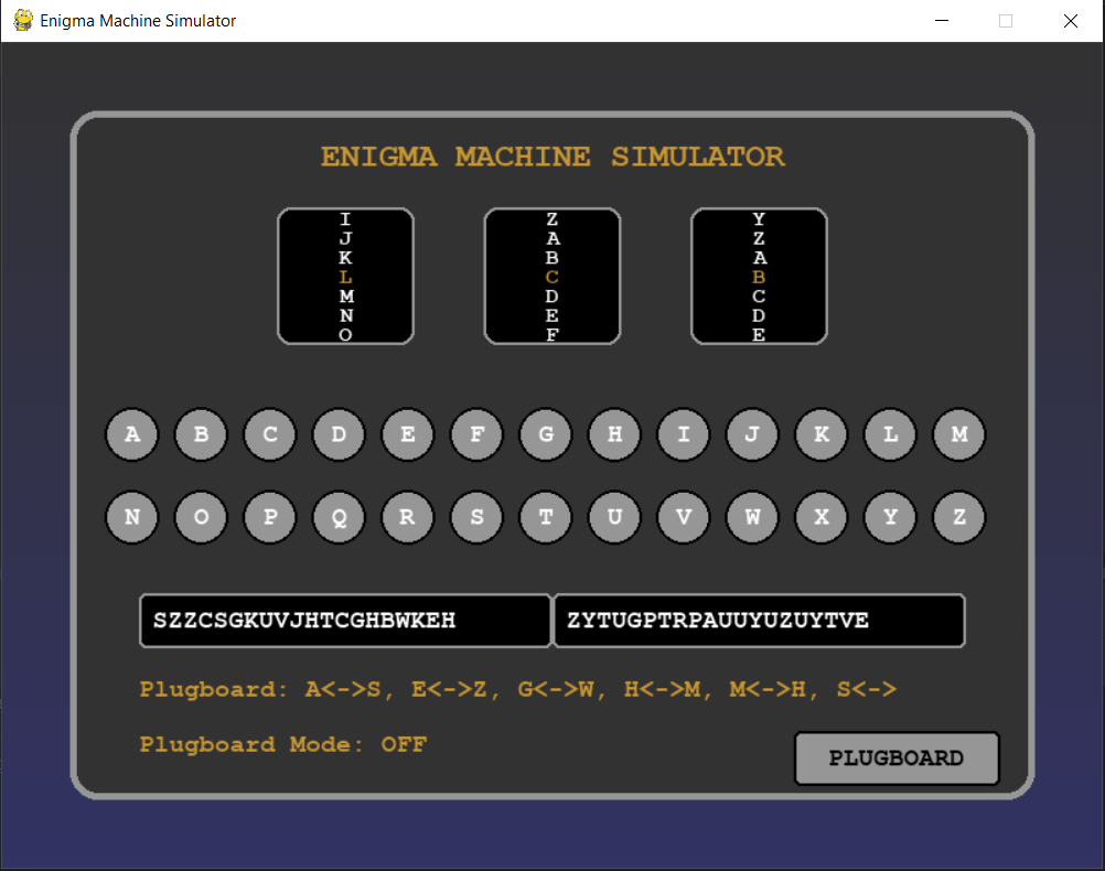 Enigma Rotor Settings