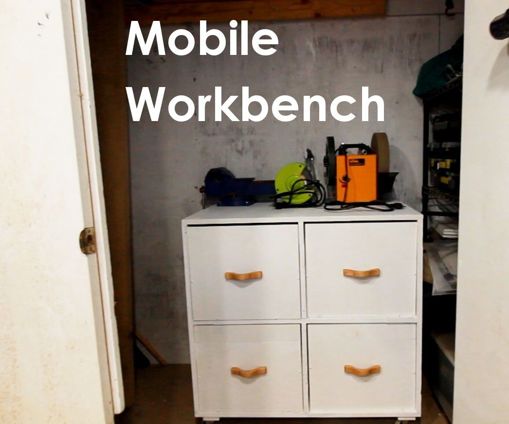 Mobile Workbench W/ Plywood
