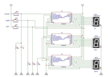 CD4033 Decade Counter With Ripple Blanking - Instructables