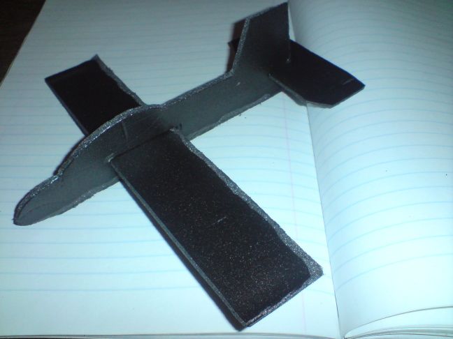 Polystyrene Throw Airplane