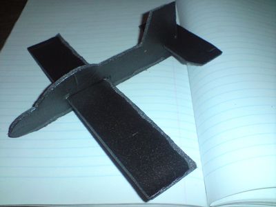 Polystyrene Throw Airplane