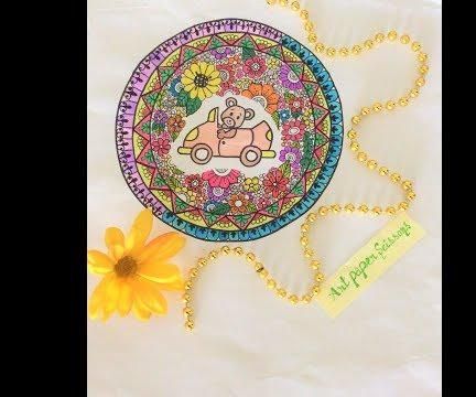 How to Draw a Teddy Bear Mandala