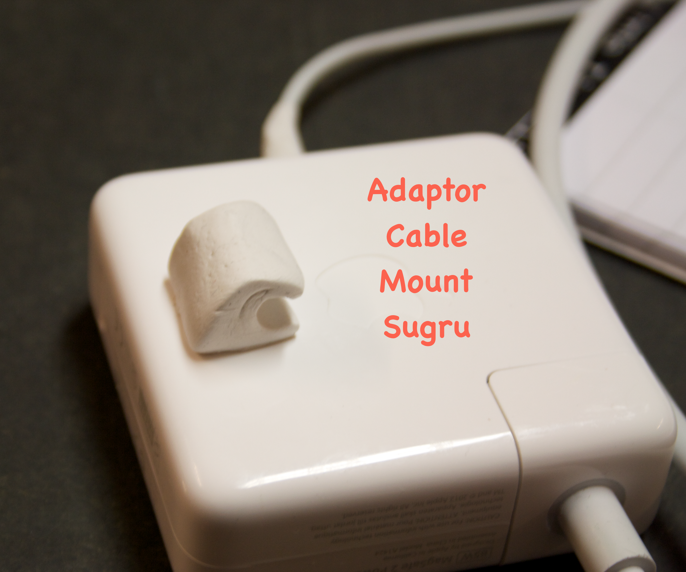 Adaptor Cable Mount Sugru Hack