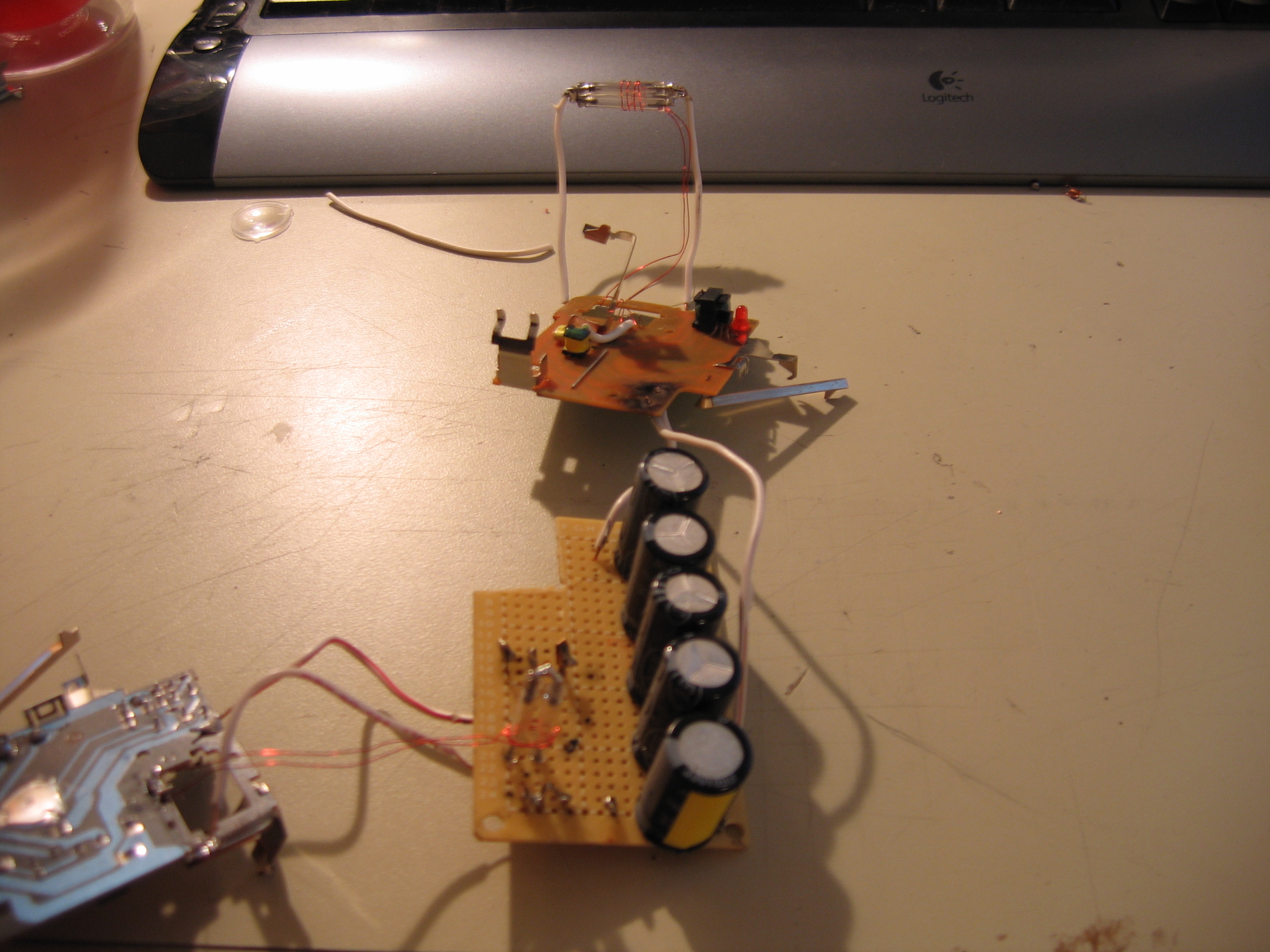 Externally Mount a Disposable Camera Flash Tube Onto Other Objects. 4