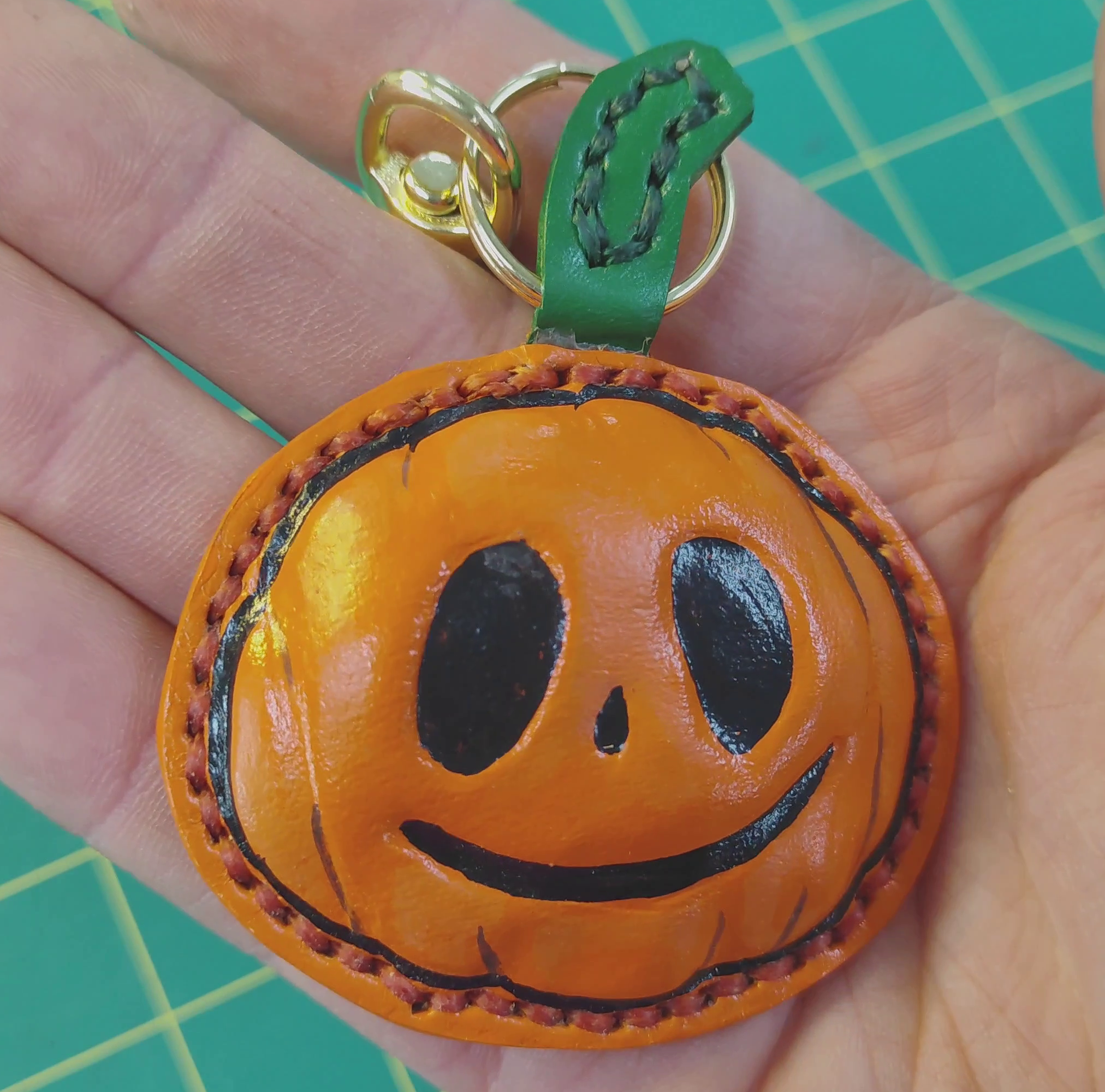 Halloween Leather Bag Charm