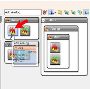 In Visuino Add & Set Components