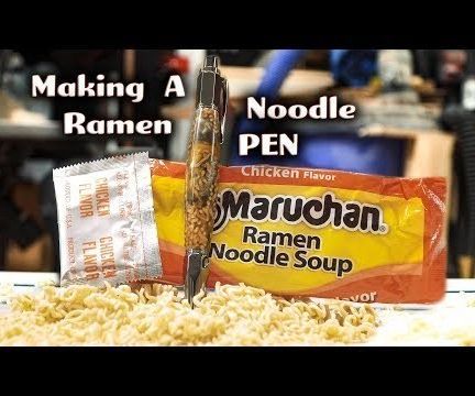 Pen Out of Ramen Noodles