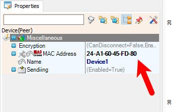For Sender M5 Stack ATOM Lite - in Visuino Add, Set & Connect Components