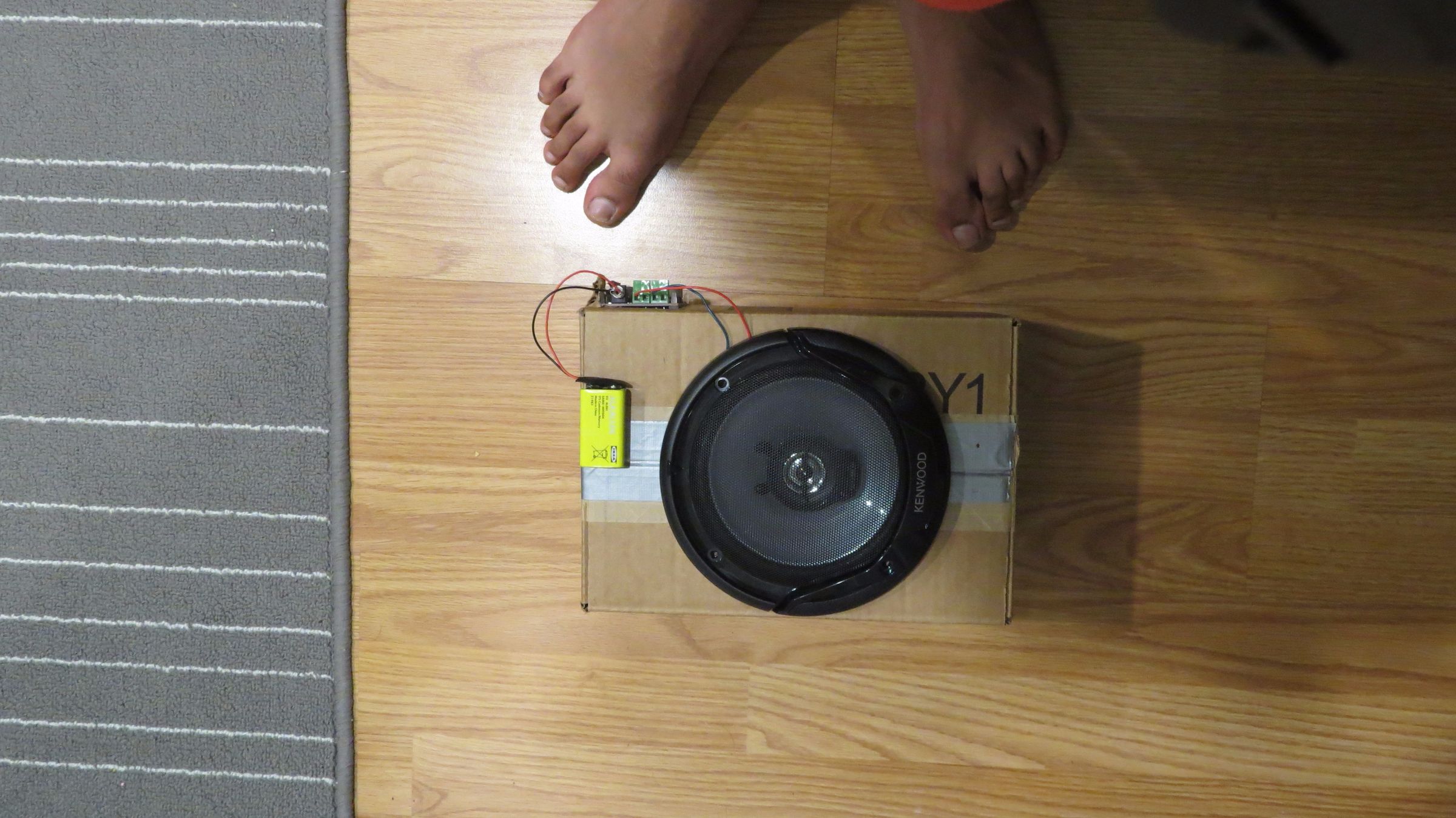 Portable Bluetooth Speaker (From Old Car Speakers) for 1020 5 Steps