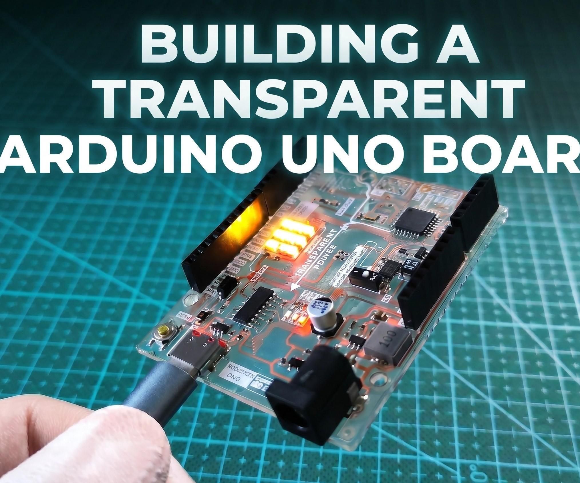Transparent Arduino UNO | Flex PCB Build