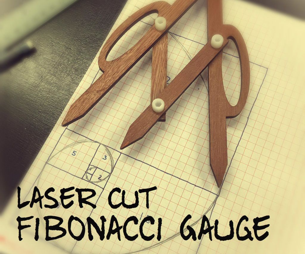 Laser Cut Fibonacci Gauge