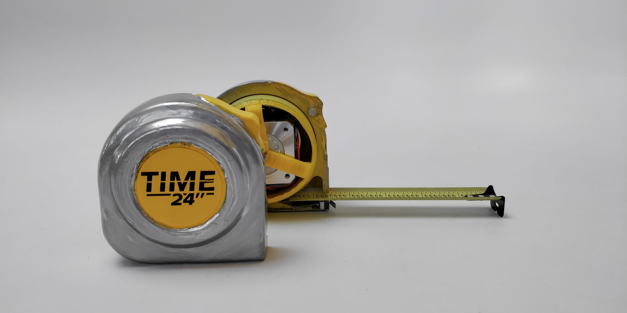 Time Measure (Tape Measure Clock) 5 Steps (with Pictures) Instructables