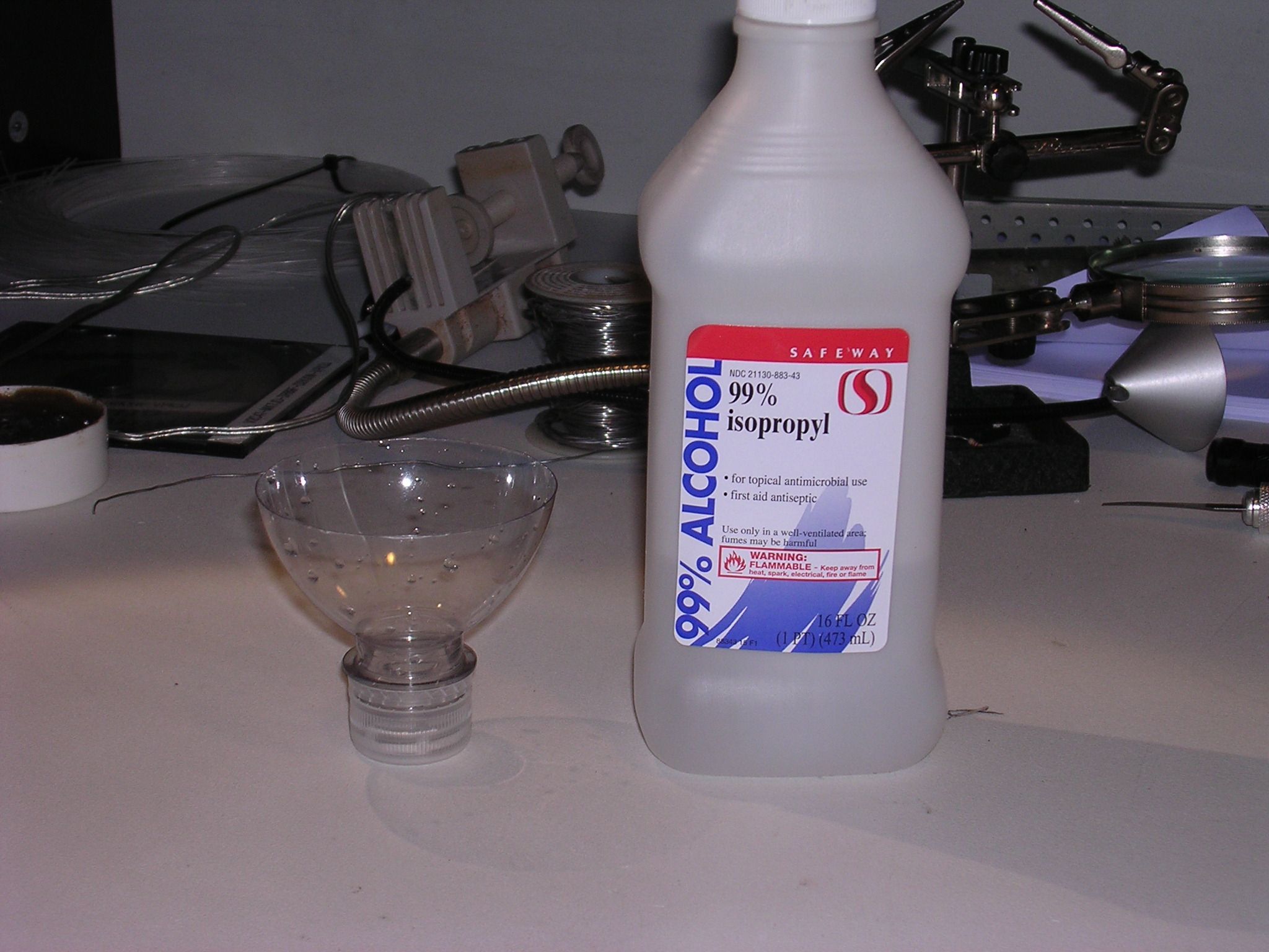 Water Bottle Hack LED Booklight 5 Steps Instructables