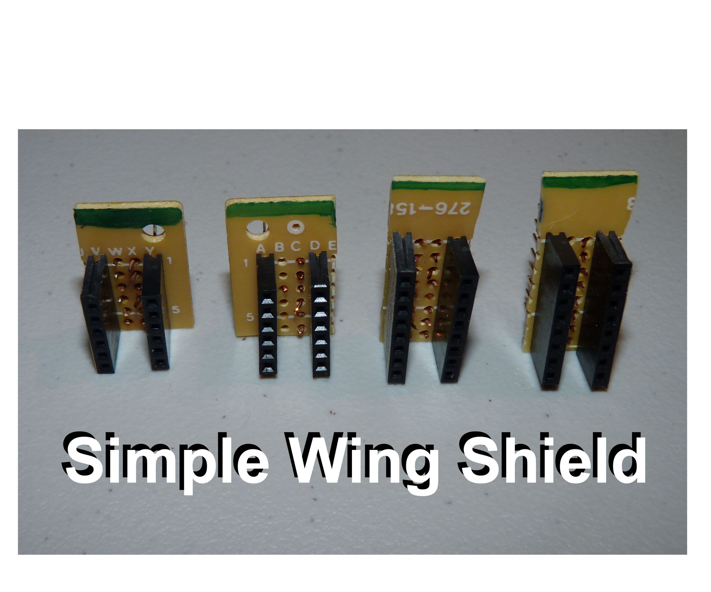 Simple Arduino Wing Shield