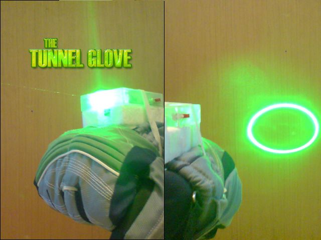 The Laser Tunnel Glove!