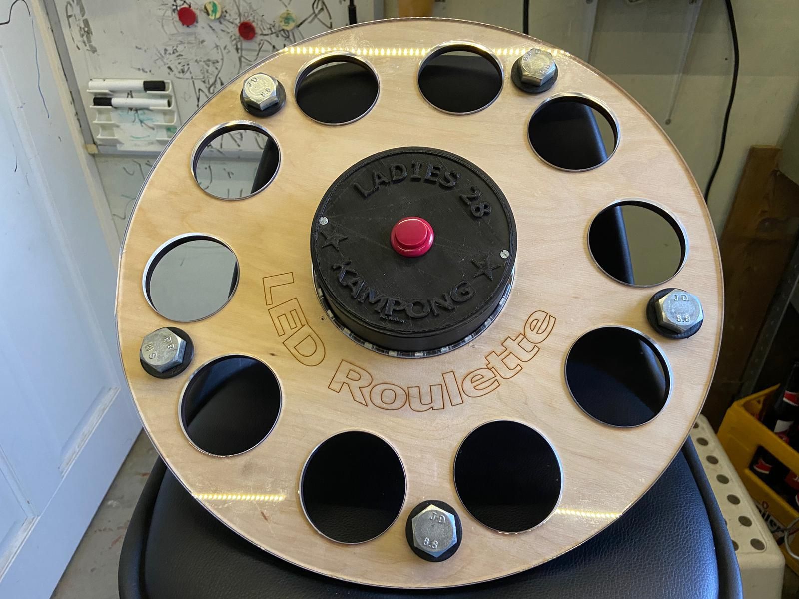 Rainbow LED Roulette Beer Tray : 4 Steps - Instructables