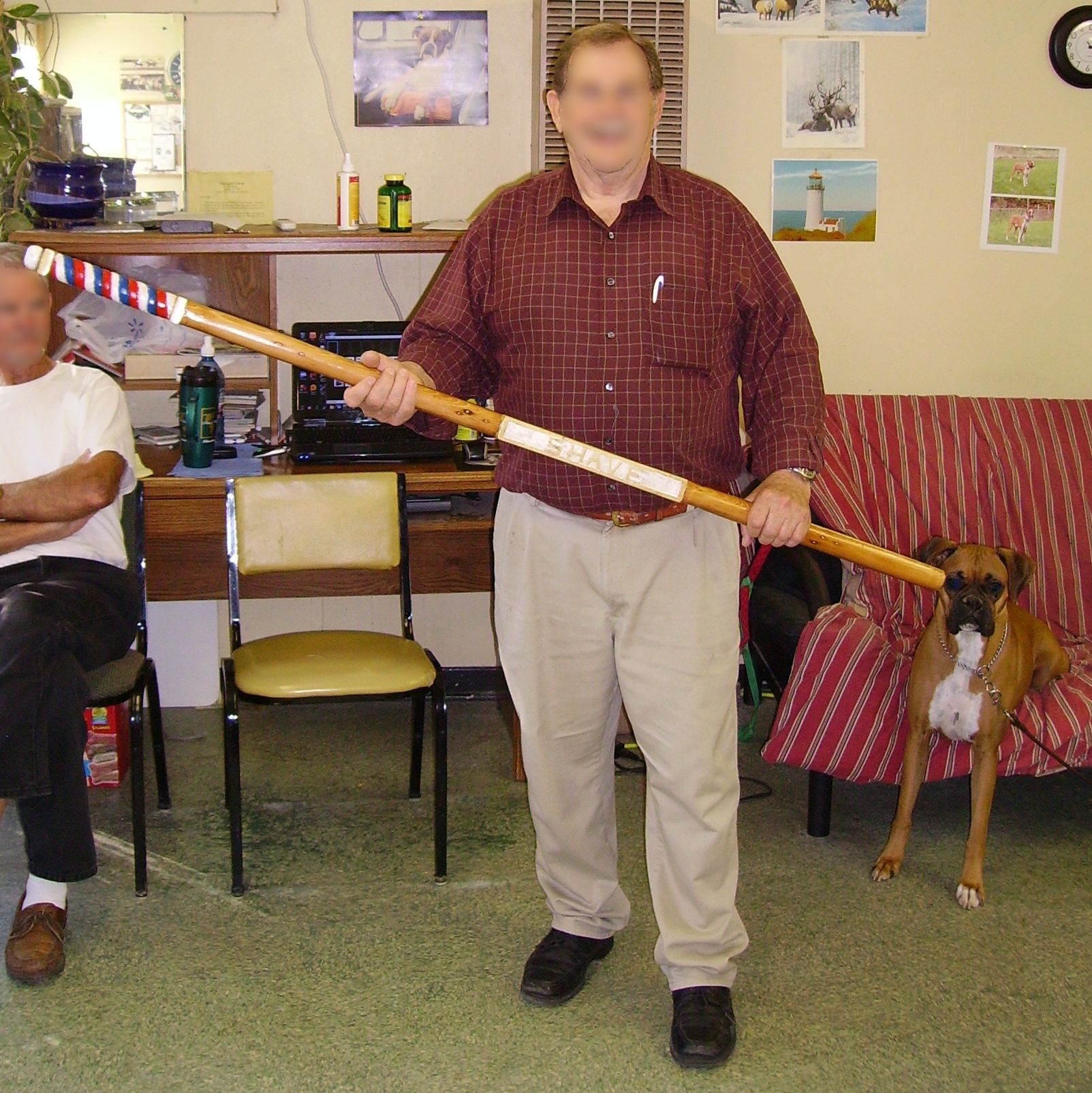 Carving a Barber Pole Quarter Staff
