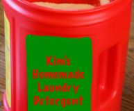 Homemade Powder Laundry Detergent