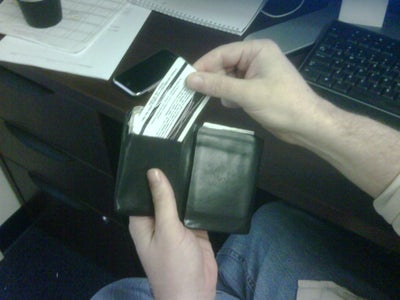 Credit Card IPhone / Ipod Stand