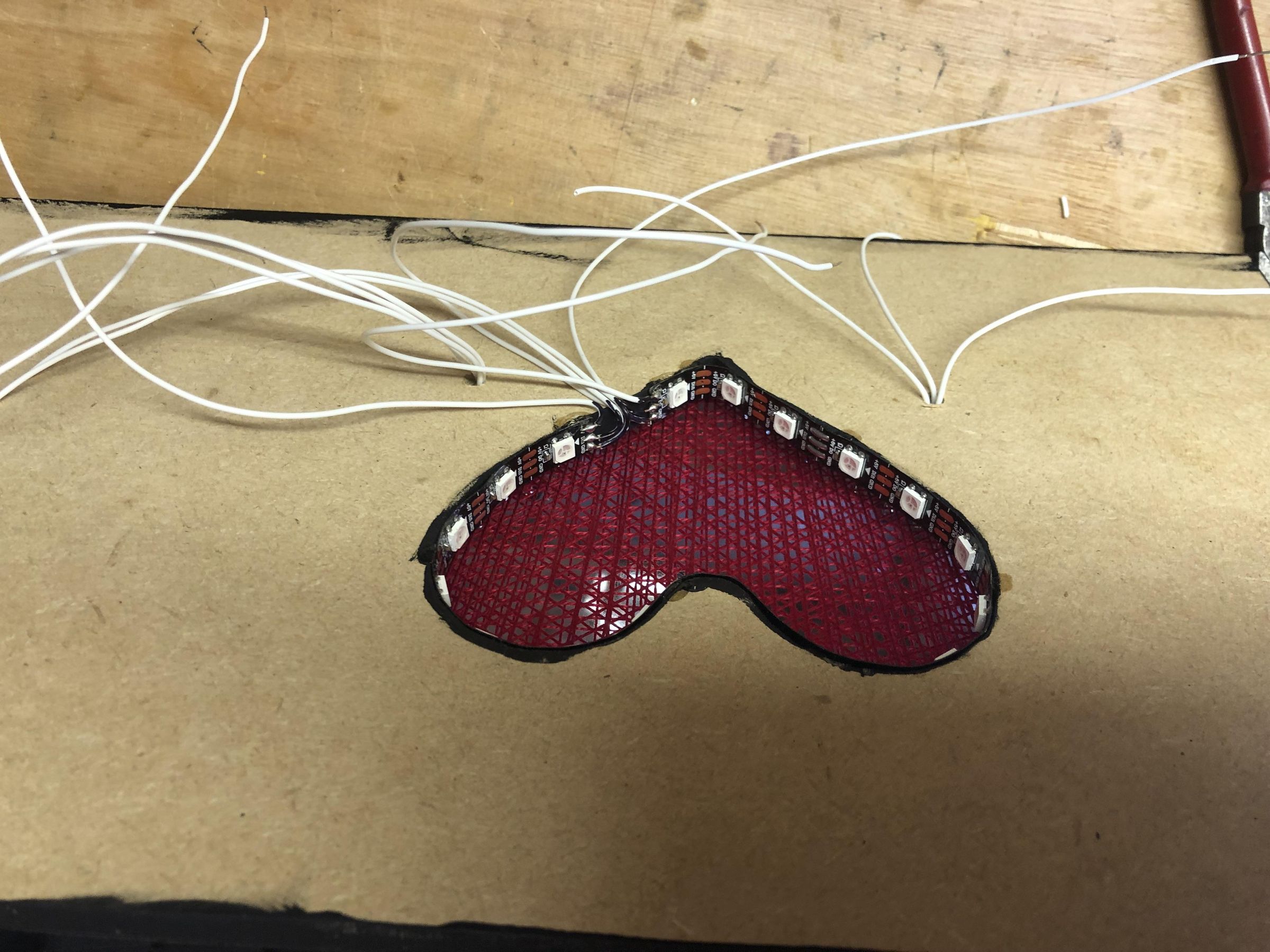 String Art Cardiac Line With Heart and LED's : 8 Steps (with Pictures ...